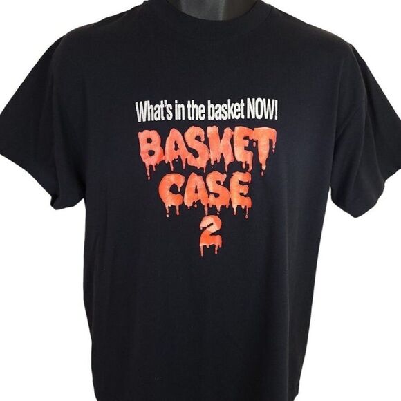 Basket Case 2 T Shirt Vintage 90s 1990 Horror Movie Promo Made In USA Medium - Picture 1 of 8